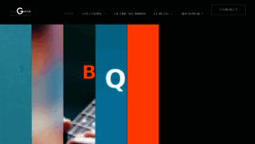 What Easyguitar.fr website looked like in 2017 (6 years ago)