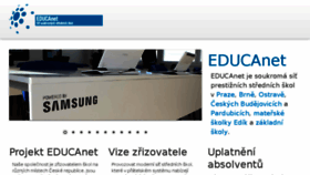 What Educanet.cz website looked like in 2017 (6 years ago)