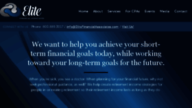 What Elitefinancialassociates.com website looked like in 2017 (6 years ago)