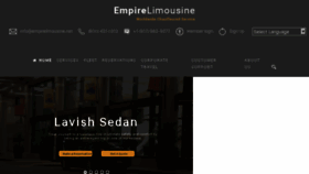 What Empirelimousine.net website looked like in 2017 (6 years ago)