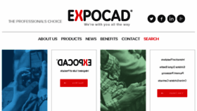 What Expocadweb.com website looked like in 2017 (6 years ago)