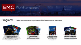 What Emclanguages.com website looked like in 2017 (6 years ago)
