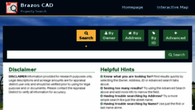 What Esearch.brazoscad.org website looked like in 2017 (6 years ago)
