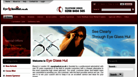 What Eyeglasshut.co.uk website looked like in 2017 (6 years ago)