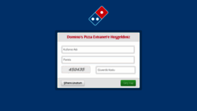 What Extranet.dominos.com.tr website looked like in 2017 (6 years ago)