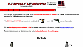 What E-zspreadnlift.com website looked like in 2017 (6 years ago)