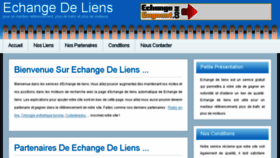 What Echangedeliens.fr website looked like in 2017 (6 years ago)