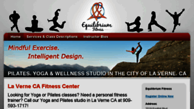 What Equilibriumfitness.com website looked like in 2017 (6 years ago)