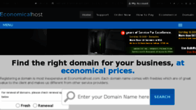 What Economichost.com website looked like in 2017 (6 years ago)
