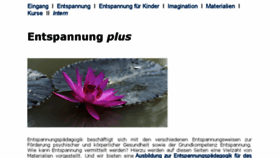 What Entspannung-plus.de website looked like in 2017 (6 years ago)