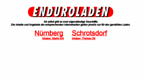 What Enduroladen.de website looked like in 2017 (6 years ago)