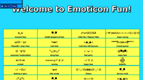 What Emoticonfun.org website looked like in 2017 (6 years ago)