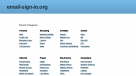 What Email-sign-in.org website looked like in 2017 (7 years ago)