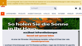 What Eco2heat.de website looked like in 2017 (7 years ago)