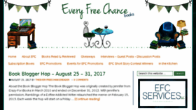 What Everyfreechance.com website looked like in 2017 (6 years ago)