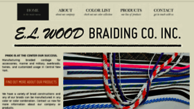 What Elwoodbraiding.com website looked like in 2017 (6 years ago)