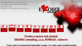 What Ekobit.sk website looked like in 2017 (6 years ago)