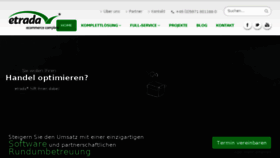 What Etrada.de website looked like in 2017 (6 years ago)