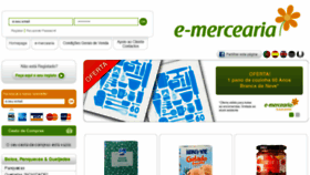 What E-mercearia.com website looked like in 2017 (6 years ago)