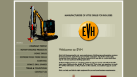 What Evh.com.au website looked like in 2017 (6 years ago)