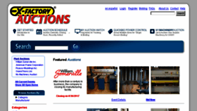 What Exfactoryauctions.com website looked like in 2017 (6 years ago)