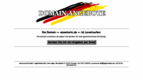What Essenturm.de website looked like in 2017 (6 years ago)