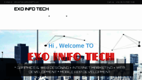 What Exoinfotech.com website looked like in 2017 (6 years ago)