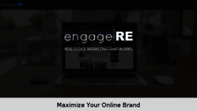 What Engageremarketing.com website looked like in 2017 (6 years ago)