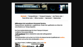 What Eurodrivers.de website looked like in 2017 (6 years ago)