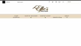 What Effies.com website looked like in 2017 (6 years ago)
