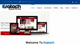 What Esatechsystem.com website looked like in 2017 (6 years ago)