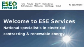 What Eseservices.co.uk website looked like in 2017 (6 years ago)