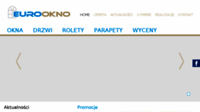What Eurookno.net.pl website looked like in 2017 (6 years ago)
