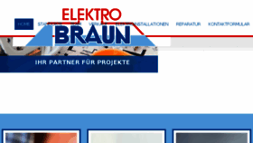What Elektro-braun.at website looked like in 2017 (6 years ago)