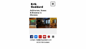 What Erikgoddard.com website looked like in 2017 (6 years ago)