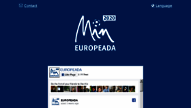 What Europeada.eu website looked like in 2017 (6 years ago)