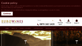 What Eurowines.co.uk website looked like in 2017 (6 years ago)