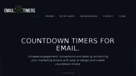 What Emailtimers.com website looked like in 2017 (6 years ago)