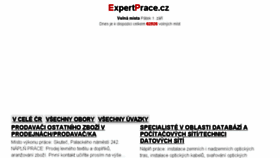 What Expertprace.cz website looked like in 2017 (6 years ago)