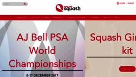 What Englandsquashandracketball.com website looked like in 2017 (6 years ago)