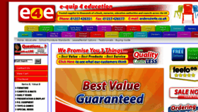 What E-quip4education.co.uk website looked like in 2017 (6 years ago)