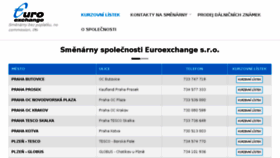 What Euroexchange.cz website looked like in 2017 (6 years ago)