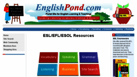 What Englishpond.com website looked like in 2017 (6 years ago)