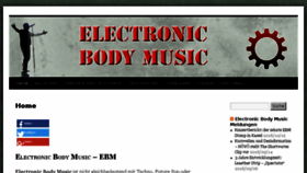 What Electronic-body-music.eu website looked like in 2017 (6 years ago)