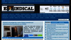 What Elsindical.com.ar website looked like in 2017 (6 years ago)