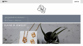 What Elainebjewelry.com website looked like in 2017 (6 years ago)