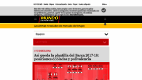 What Elmundodeportivo.com website looked like in 2017 (6 years ago)