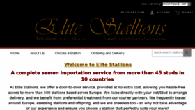 What Elitestallions.co.uk website looked like in 2017 (6 years ago)