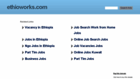 What Ethioworks.com website looked like in 2017 (6 years ago)