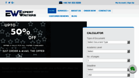 What Expertwriters.co.uk website looked like in 2017 (8 years ago)